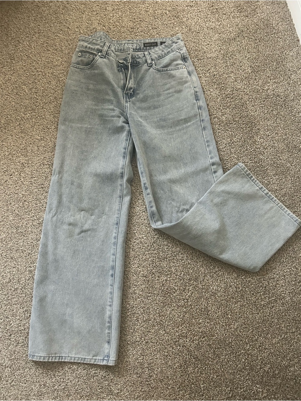 J for Justify Light Blue Straight Leg Women’s Jeans